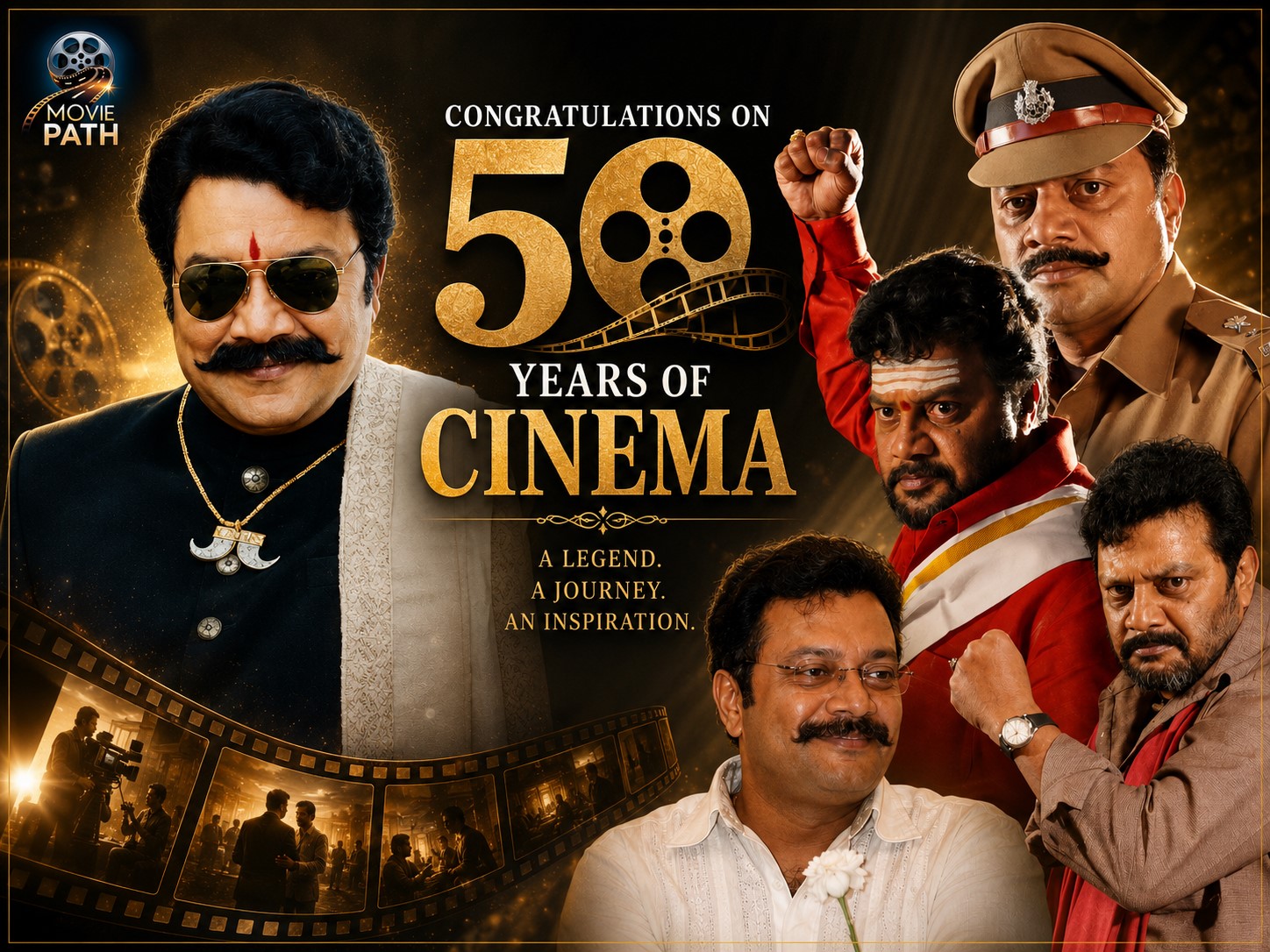 సినీ ప్రయాణంలో 50 ఏళ్లు... సాయికుమార్ అపూర్వ నట ప్రస్థానం