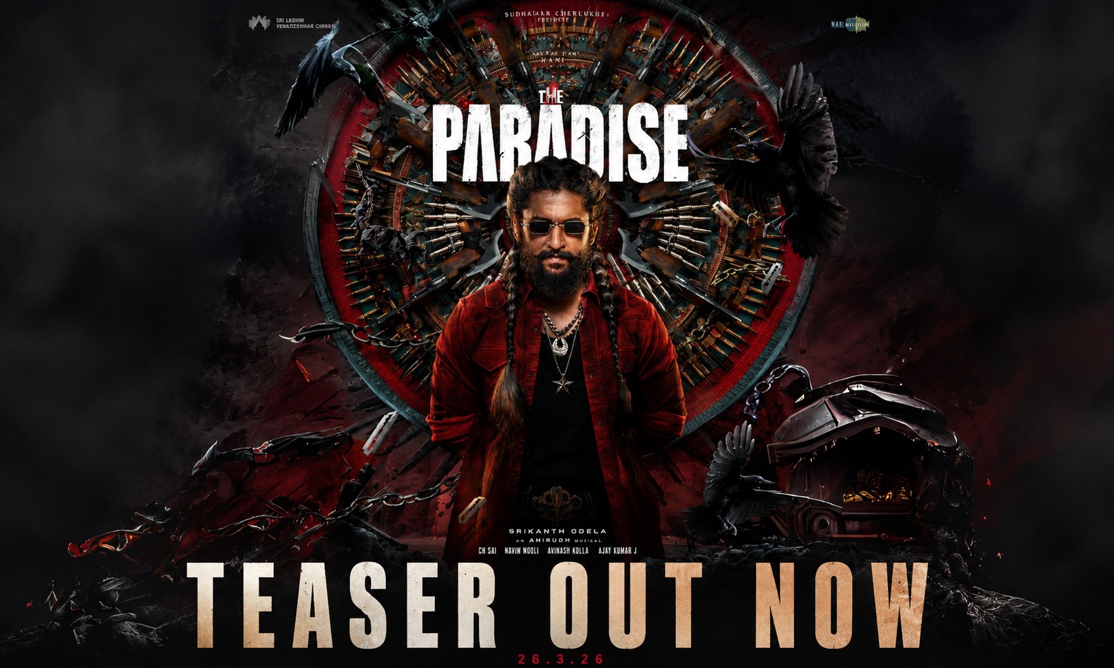 'ది ప్యారడైజ్' టీజర్ దుమ్మురేపింది.. నాని మాస్ అవతార్‌కు భారీ రెస్పాన్స్!