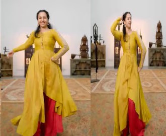సాయి పల్లవి 'సారంగ దరియా' పాటకు స్టెప్పులేసిన తేజస్విని... మరోసారి వైరల్!